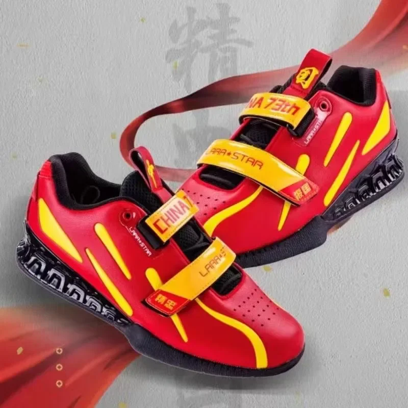 

Professional Men Weight training Shoe Leather Gym Shoes for Women Plus Size 48 Squat Shoes Unisex Indoor Weight Lifting Shoes