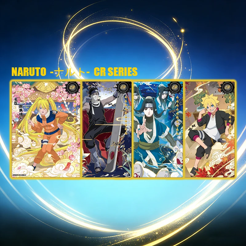 Uzumaki Naruto, Uzumaki Boruto, Haku, Momochi, Zabuza, KAYOU NARUTO CR SERIES, Colección de Tarjetas de Anime Japonés, Juguetes de Regalo