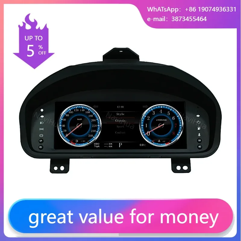 

NaviHua 10.25" LCD Dashboard Screen For Honda Accord 2003 2007 Car Digital Cluster Auto Speedometer Virtual Cockpit New Arrival