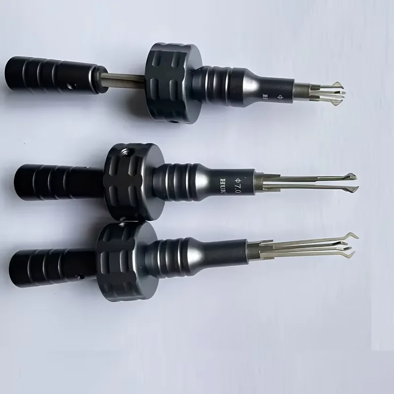 GOSO Cross Lock Repair Tools House Door Lock Fixure Pins Set - 6.0mm 6.5mm 7.0mm - Key Making Tools for Security Hardware