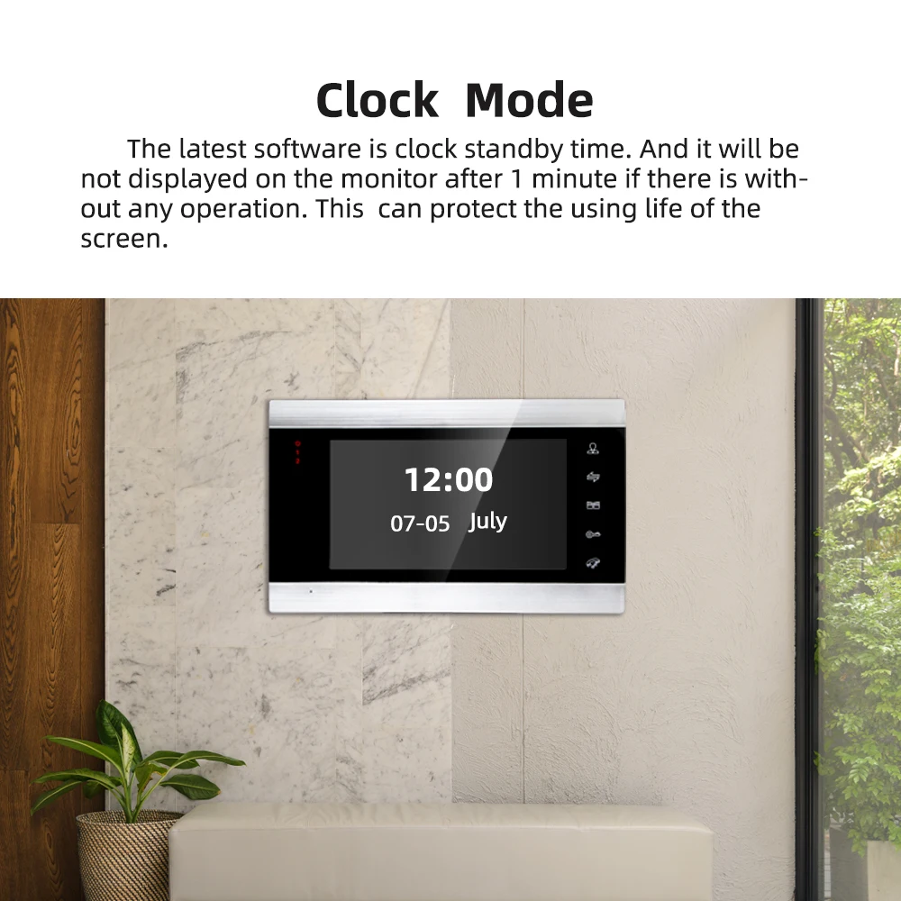 Tuya WIFI Video Door Phone for Apartments 1200TVL Video Intercom Support RFID Card Unlock Mobile Control for Multiple Household