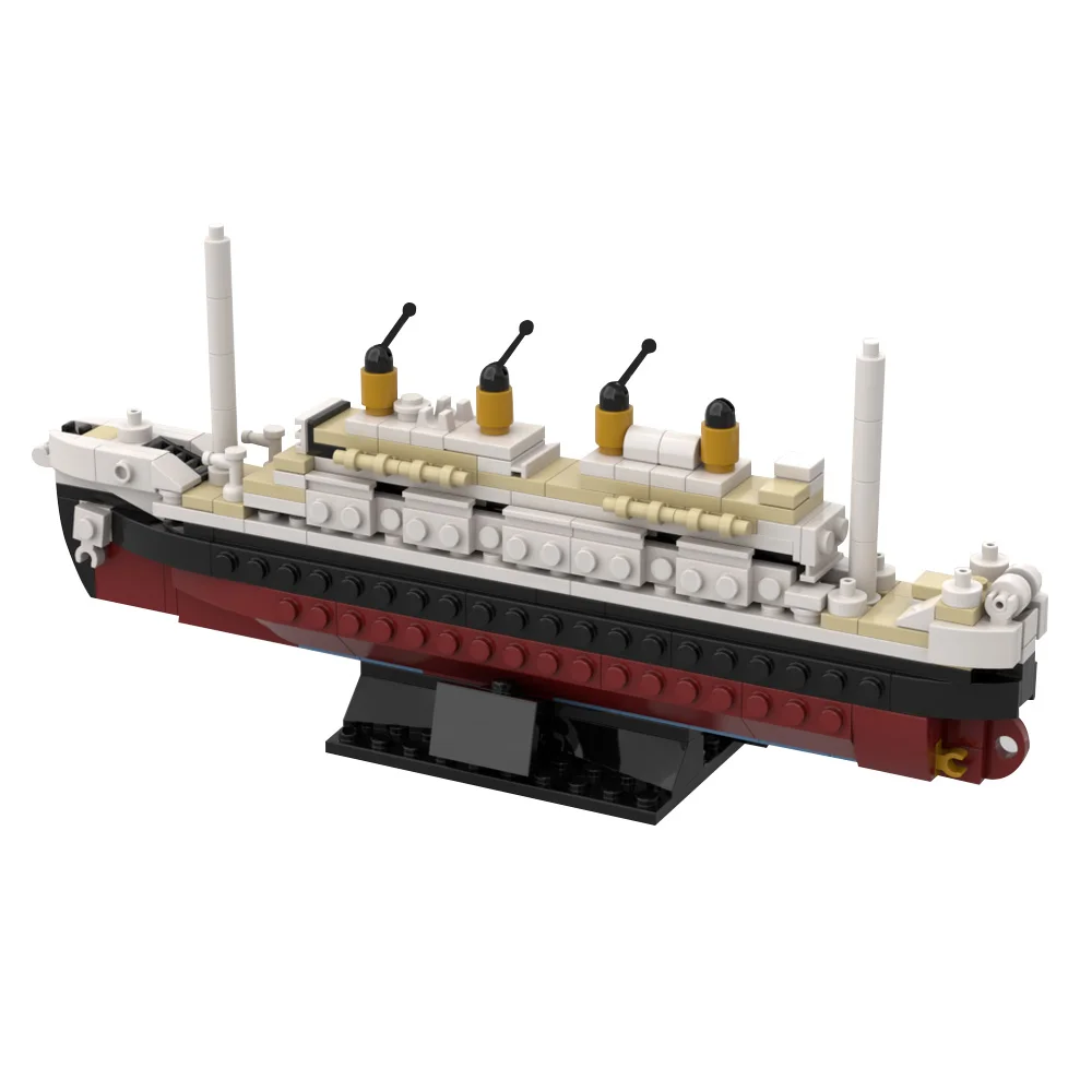 

Gobricks MOC Titanic Ship Building Blocks Model Popular Movies Titanic Passenger ship Bricks DIY Assembly Puzzle Toys Kids Gifts