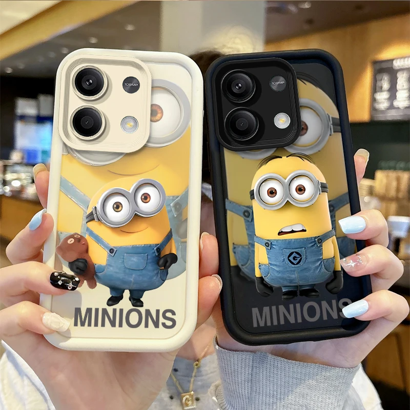 Hot M-Minions Cartoon Phone Case for Redmi Note 13 12 Pro Plus 5G Note 13 12 11 10 9 Pro 12C 14C 10C 9C A2 A1 TPU Silicone Cover