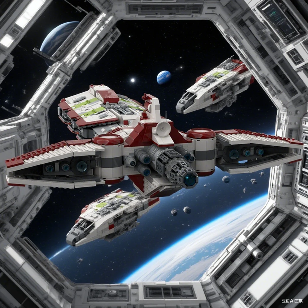 

3026 шт. MOC UCS Классelta Медицинский фригат Звездный тесты Научно-фантастический военный корабль DIY Модель Строительные блоки Игрушки на день рождения Подарок