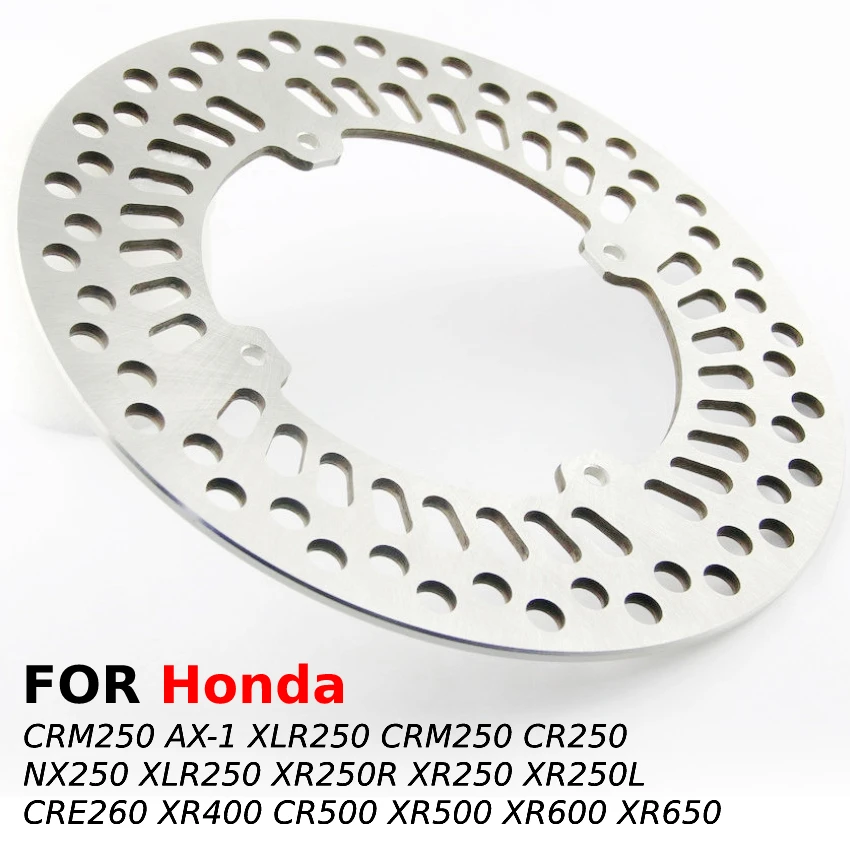 

Honda Motorcycle Front Brake Disc Rotor Fits for CRM250 AX-1 XLR250 XL250 CRM250 CR250 NX250 XLR250 XR250R XR250 CRE260 XR400