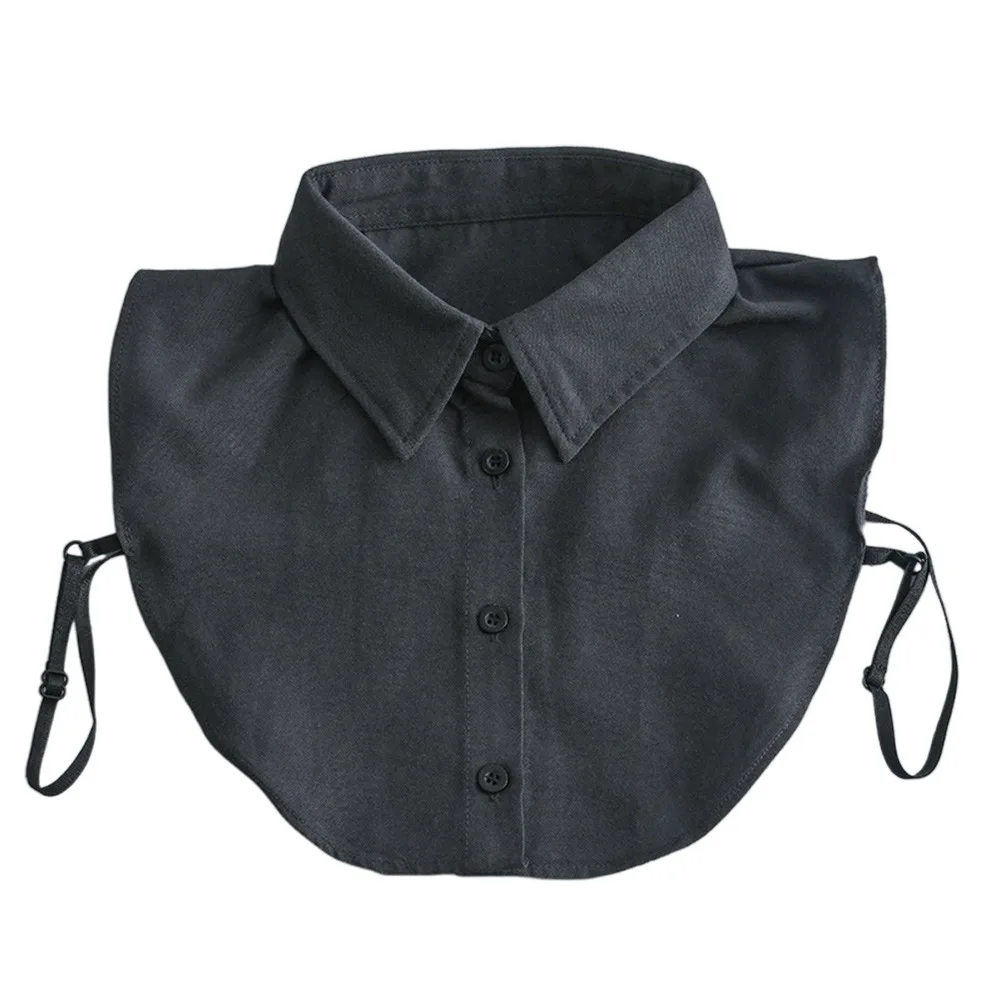 

Женская одежда и аксессуары: Съемный воротник из хлопка, однотонный, фальшворотник