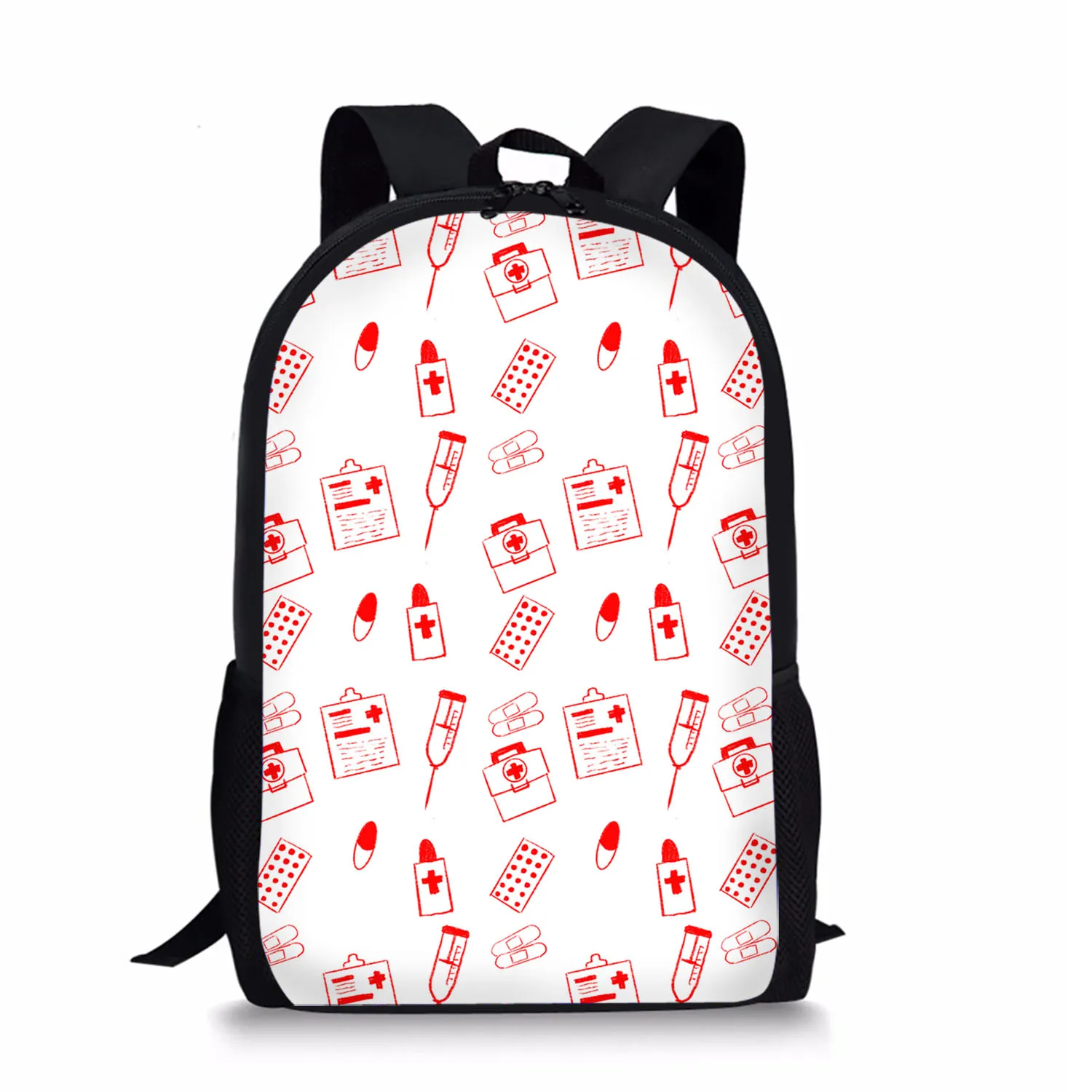 

Nurse Heart Printing School Bags Kids Primary Schoolbag Children Shoulder Bagpack Teenagers Doctor Bear Multipurpose Satchel