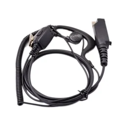 STP8000 Headset G Shape Earhook with Clips PTT Microphone for Sepura STP-8000 SC20 HAM Radio in Ear Earpiece Accessory