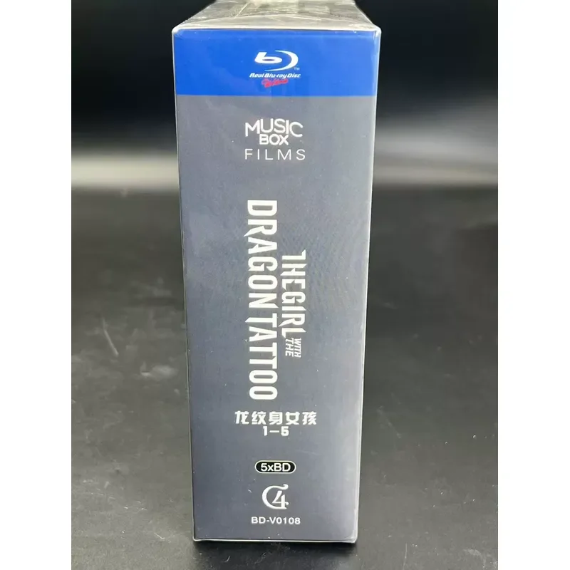 Brand New BD Blu-ray High Definition Dragon Tattoo Girl 1-5 Five Disc Pack English Chinese Subtitles
