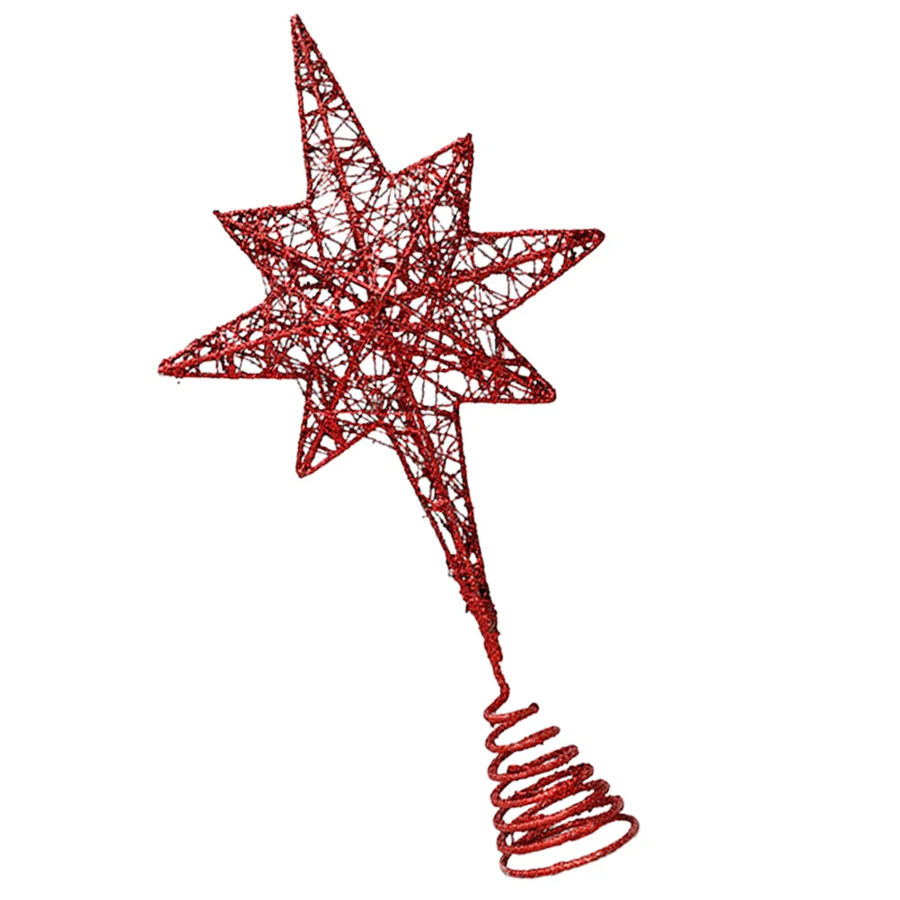 

Christmas Tree Top Star Decoration Window Decorations Artificial Treetop Topper Party Hollow Out