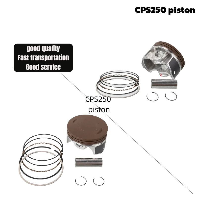

Standard Bore CPS250cc Piston Kit OEM Quality Durable Fit CPS250 Off-road Motorbike Engine Spare Parts