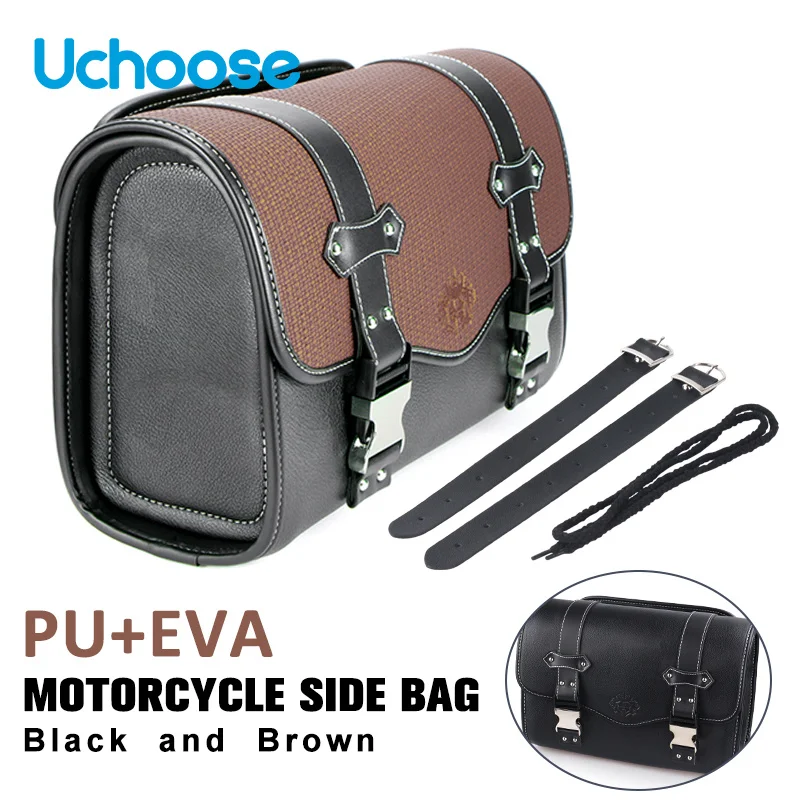 Motorcycle Saddlebag  Retro PU  Tool Bag For ADNOH Rebel 250 500 For Rebel 1100 300 For W400 W650 SR400 XL883L