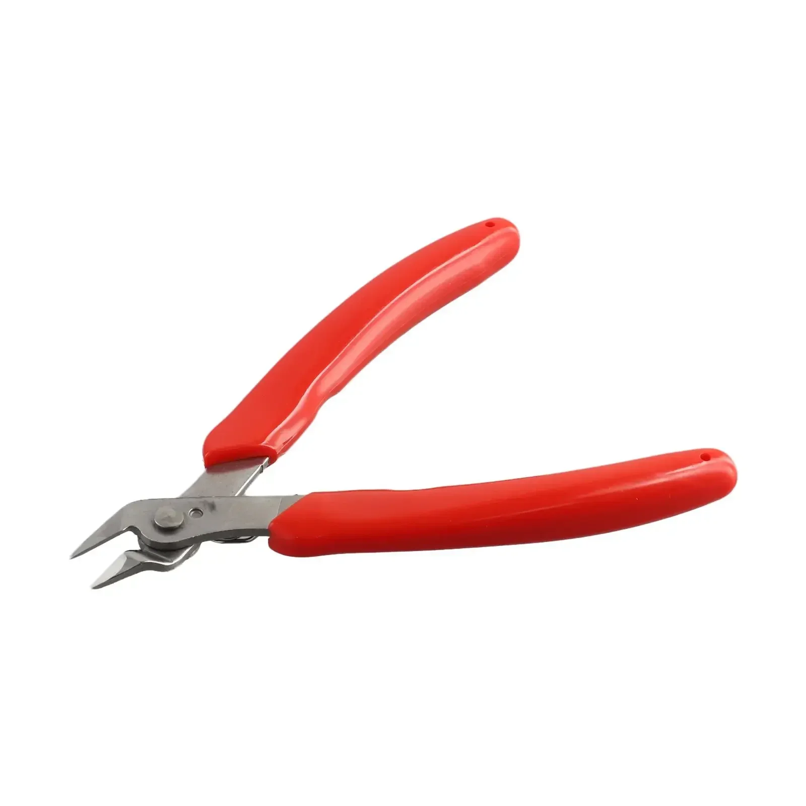 Stainless Steel Cable Cutter Cutting Plier Nipper Pliers Rubber Handle Spring Loaded 1* For Jewelry Processing