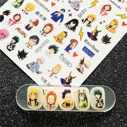 TSC series TSC-376 my hero academia 3D Back glue Self-adhesive Nail art Nail sticker decoration tool Sliders For Nail Decals