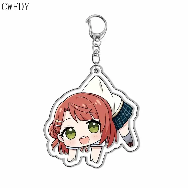 New Anime Love Live Cosplay Keychain Kotori Minami Honoka Kousaka Ayase Eli Yazawa Nico Acrylic Figure Key Chain For Girlfriends