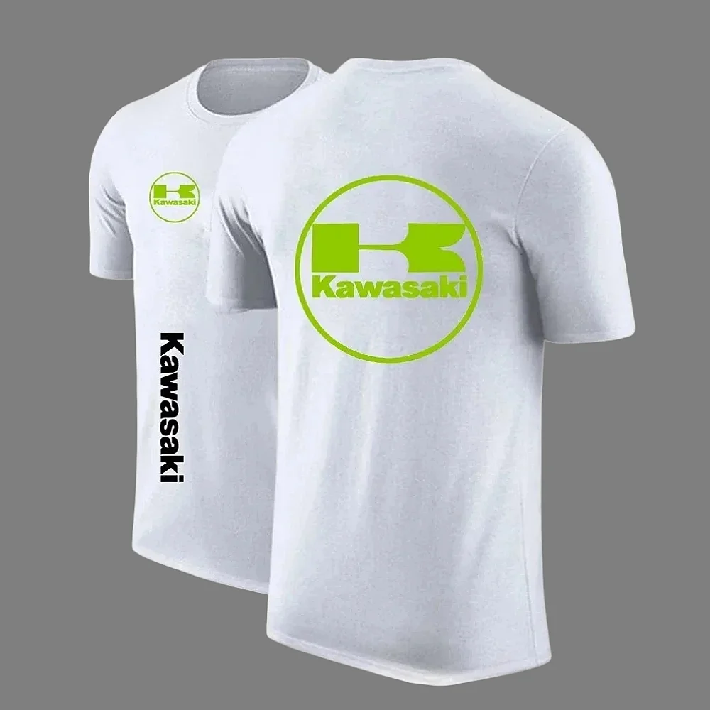 

Мужская футболка, летний мотоциклетный топ с короткими рукавами, белая приталенная футболка с круглым вырезом, мужская и женская одежда для фитнеса