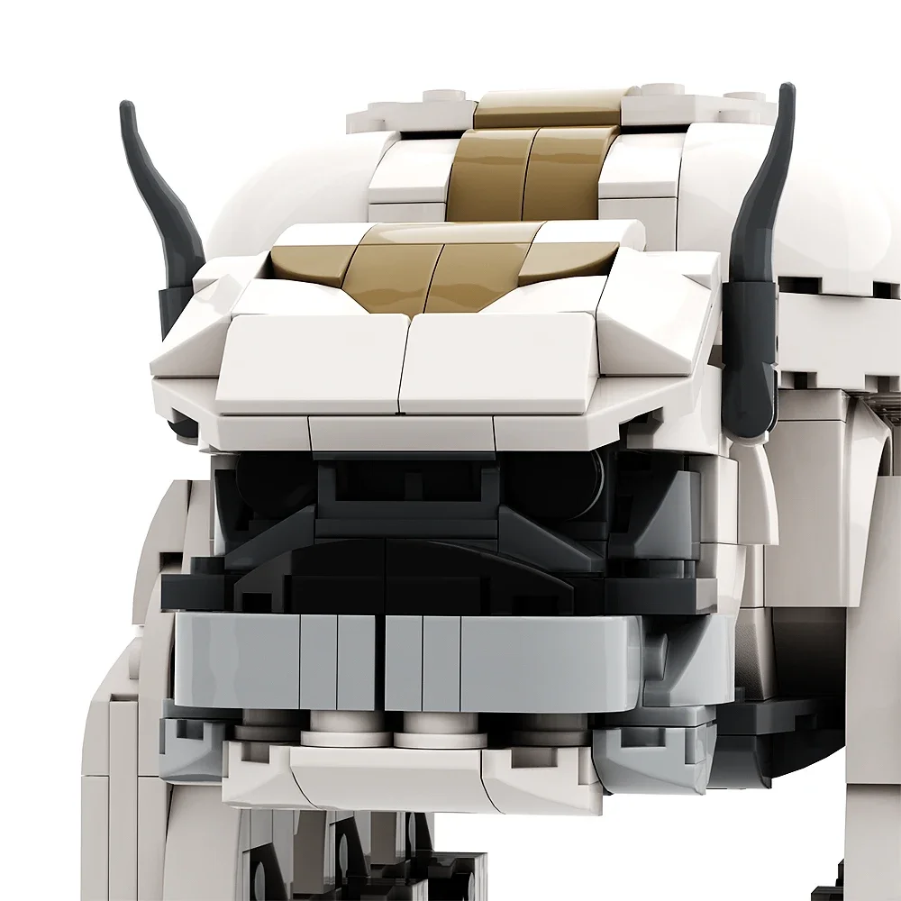 Gobricks MOC อะนิเมะภาพยนตร์ Last Airbendered Appas Brickheadz อาคาร Space Flying BullS การศึกษาอิฐสําหรับของขวัญวันเกิดเด็ก