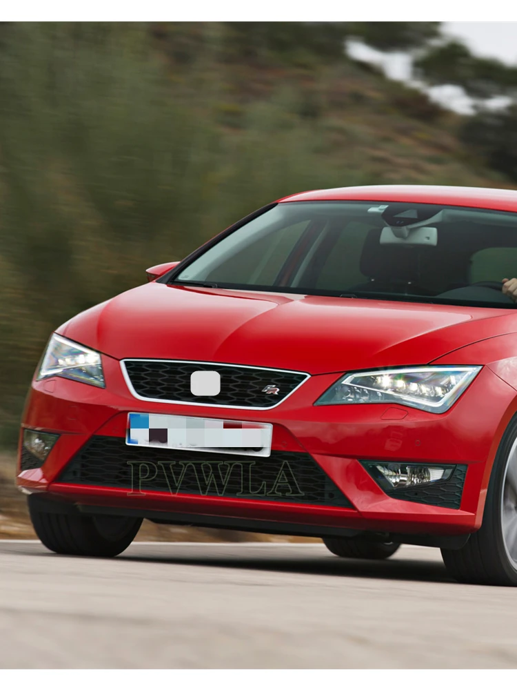 Phare antibrouillard halogène LED pour voiture Seat Leon FR 2013, 2014, 2015, 2016, 2017, phare de pare-choc avant, calandre et assemblage de fils