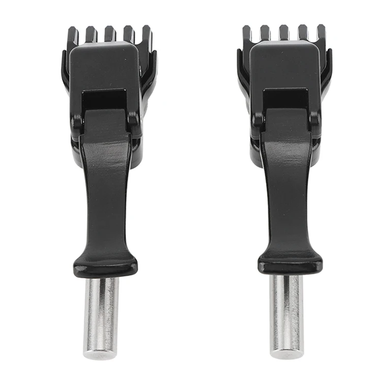 1 Pair Black Racket Flying Clamp Professional Stringing Tool Accessory Suitable for Tennis and Badminton Racket Stringing Work