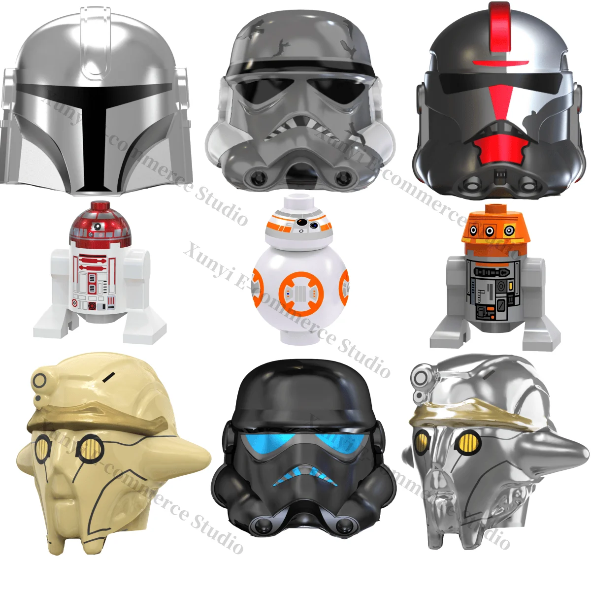

T6105 T6108 Star Wars Legion soldier Darth Vader Ahsoka building block figurines toys children's MINI assembly brick toys