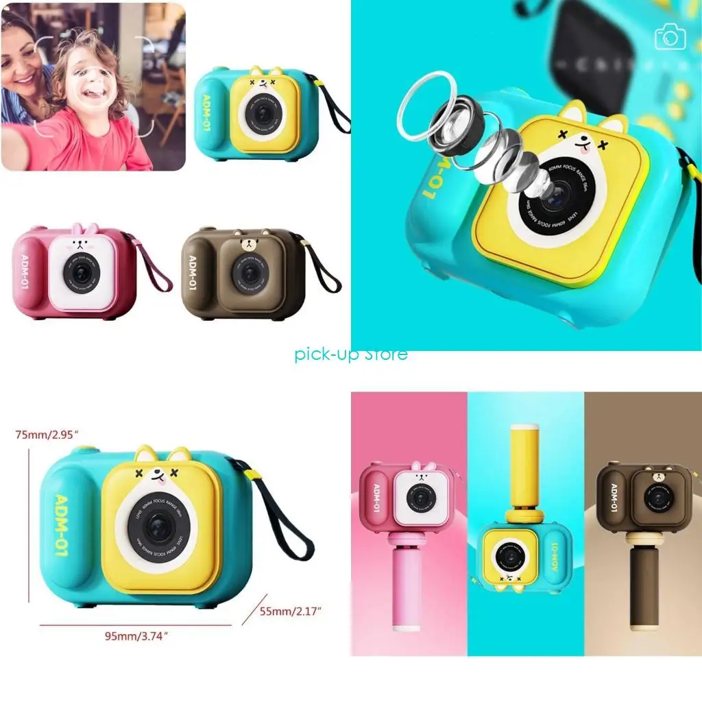 

Q5WA Портативная детская мини-цифровая камера с экраном 2,4 дюйма и картой памяти 32 ГБ