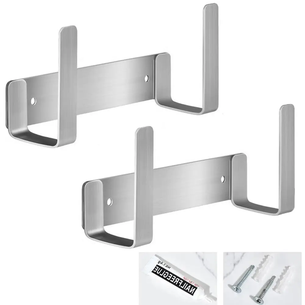 

2 Pcs 2 Colours Hat Racks New Strong Bearing Capacity Durable Hat Organizer Stainless Steel Cutting Board Shelf Home