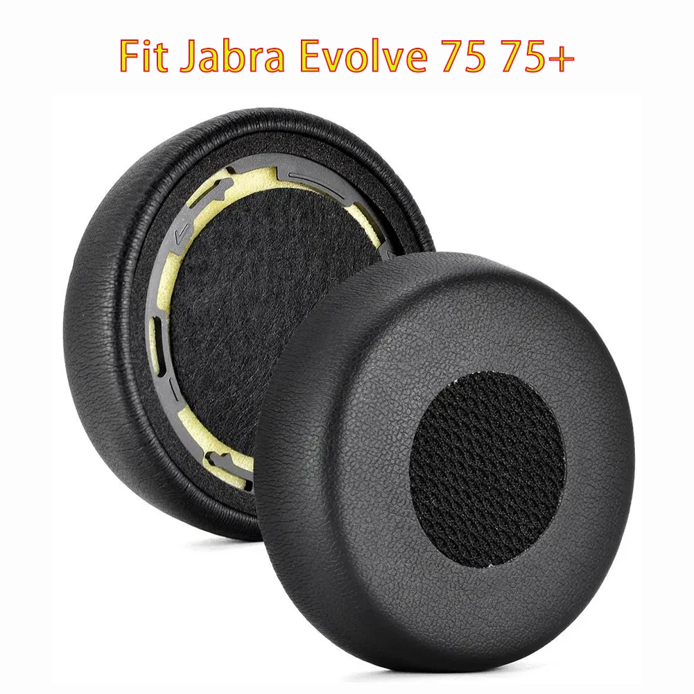 1 Pair Earpads Replacement Compatible For Jabra Evolve 75 75+ / 75 Uc / 75ms Evolve75 Earmuff Sponge Earphone Cover wholesale