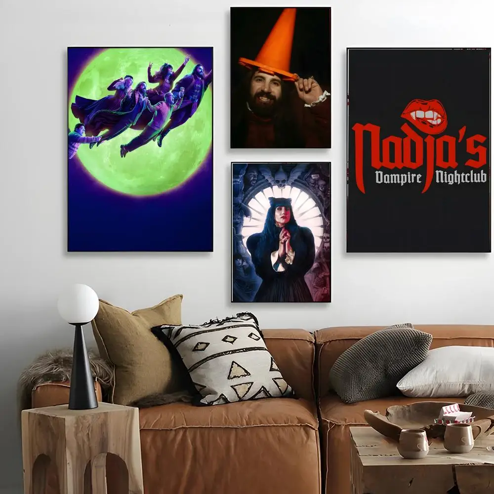 W-What We Do in the Shadows gorgeous Poster retro art living room decoration bar Promotional