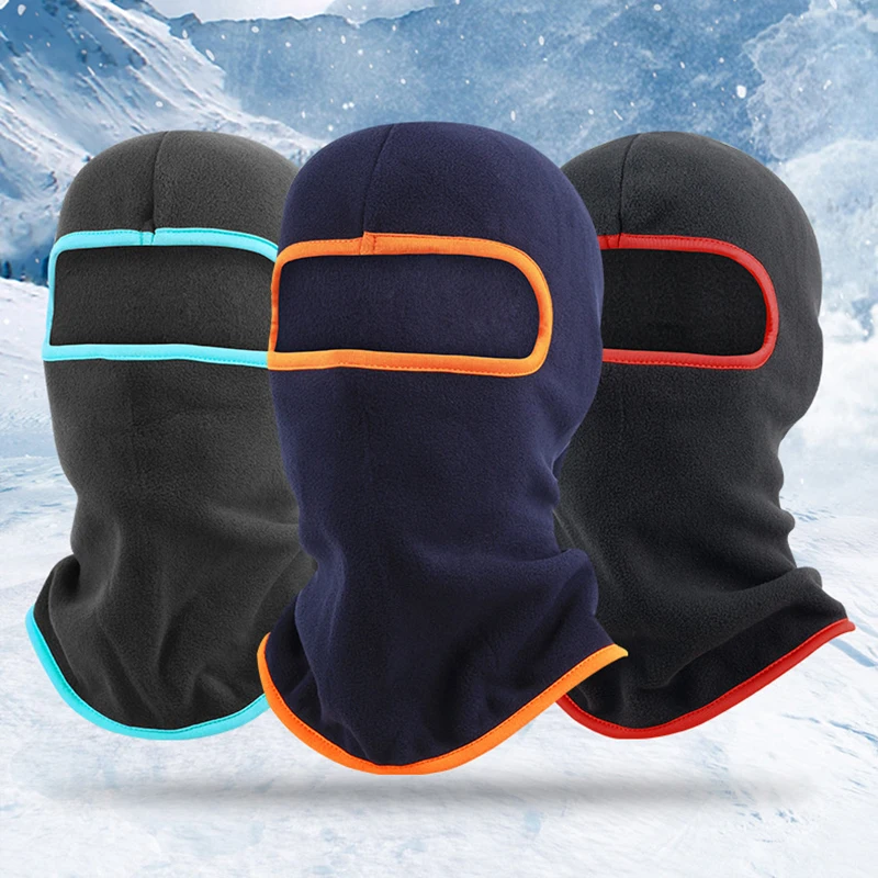 Inverno ao ar livre balaclava térmica esqui equitação ciclismo escalada quente à prova de vento máscara facial com proteção pescoço unisex