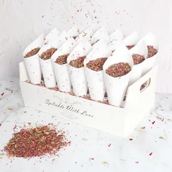 Kraft Paper Wedding Tray Confetti Cone Stand Box Tray Rustic Wedding Decoration Wedding Confetti Cones Wedding Cones  Set supply