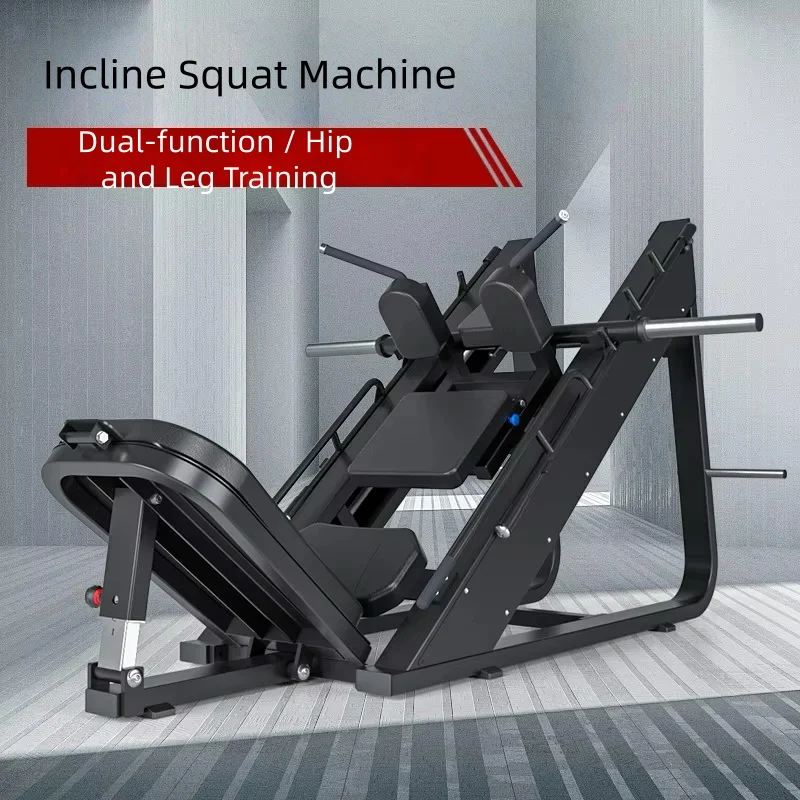 Coofull Commercial Gym Reverse Leg Press & Incline Squat Machine 45-Degree Leg Strength Trainer
