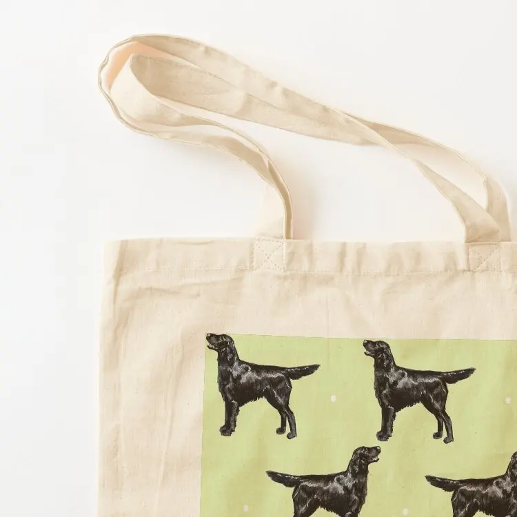 Flat Coated Retriever Tote Bag Handbags the tote bag Shopping bags bags woman 2025