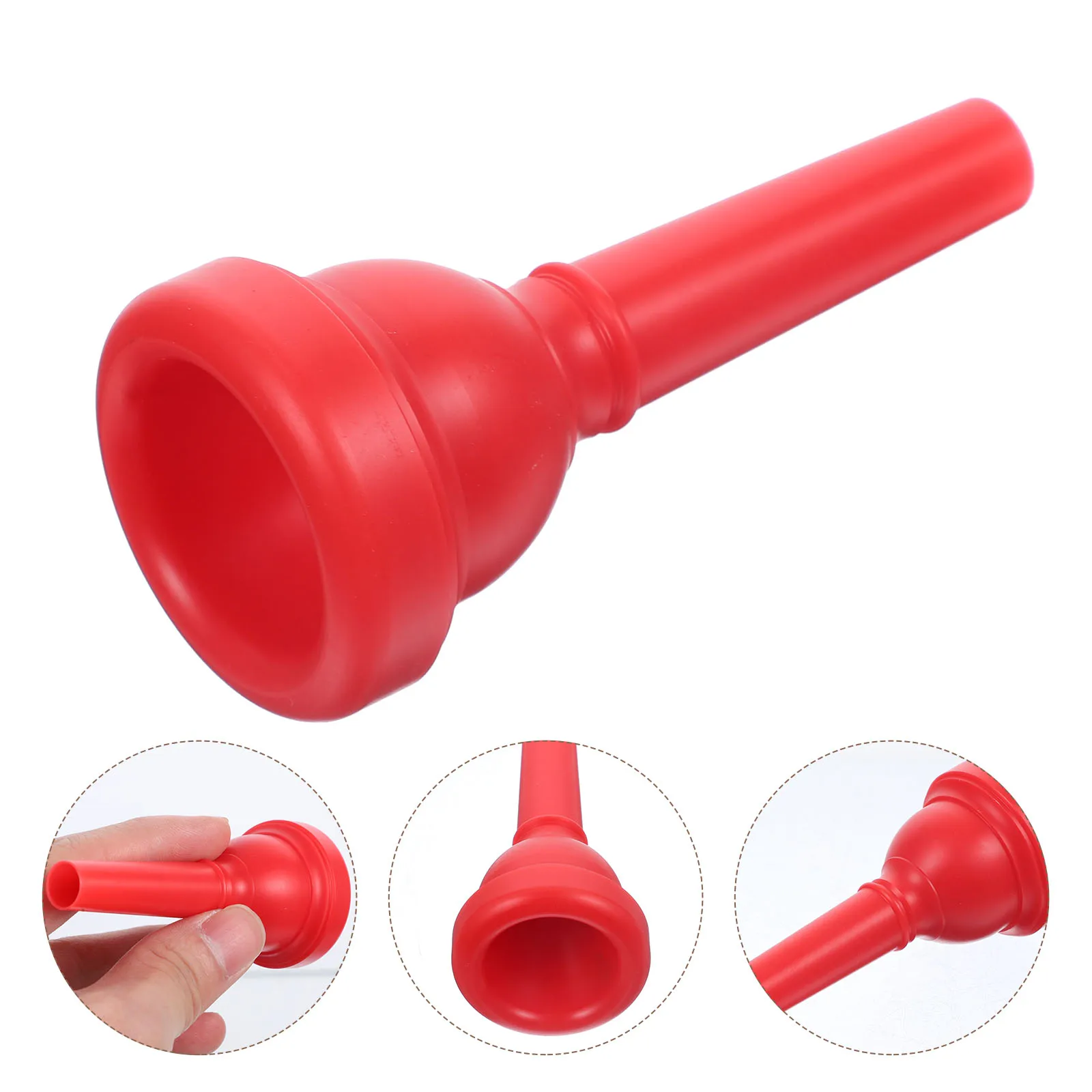 

Trombone Mouthpiece Replacement Parts for Alto Tenor Trombones Red ABS Safe Durable Musical Instrument Accessories Beginner