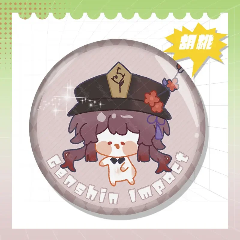 Anime Genshin Impact Yae Miko Kamisato Ayato Cosplay Smack A Brooch Accessory Badge  Ambitus