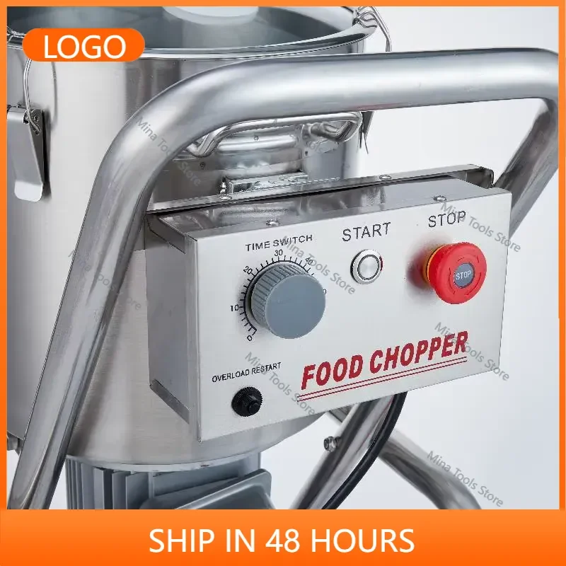50L 32L Large Capacity High-Power Multifunctional Chopper Commercial Catering Mobile Cart-Type Vegetable, Fruit and Meat
