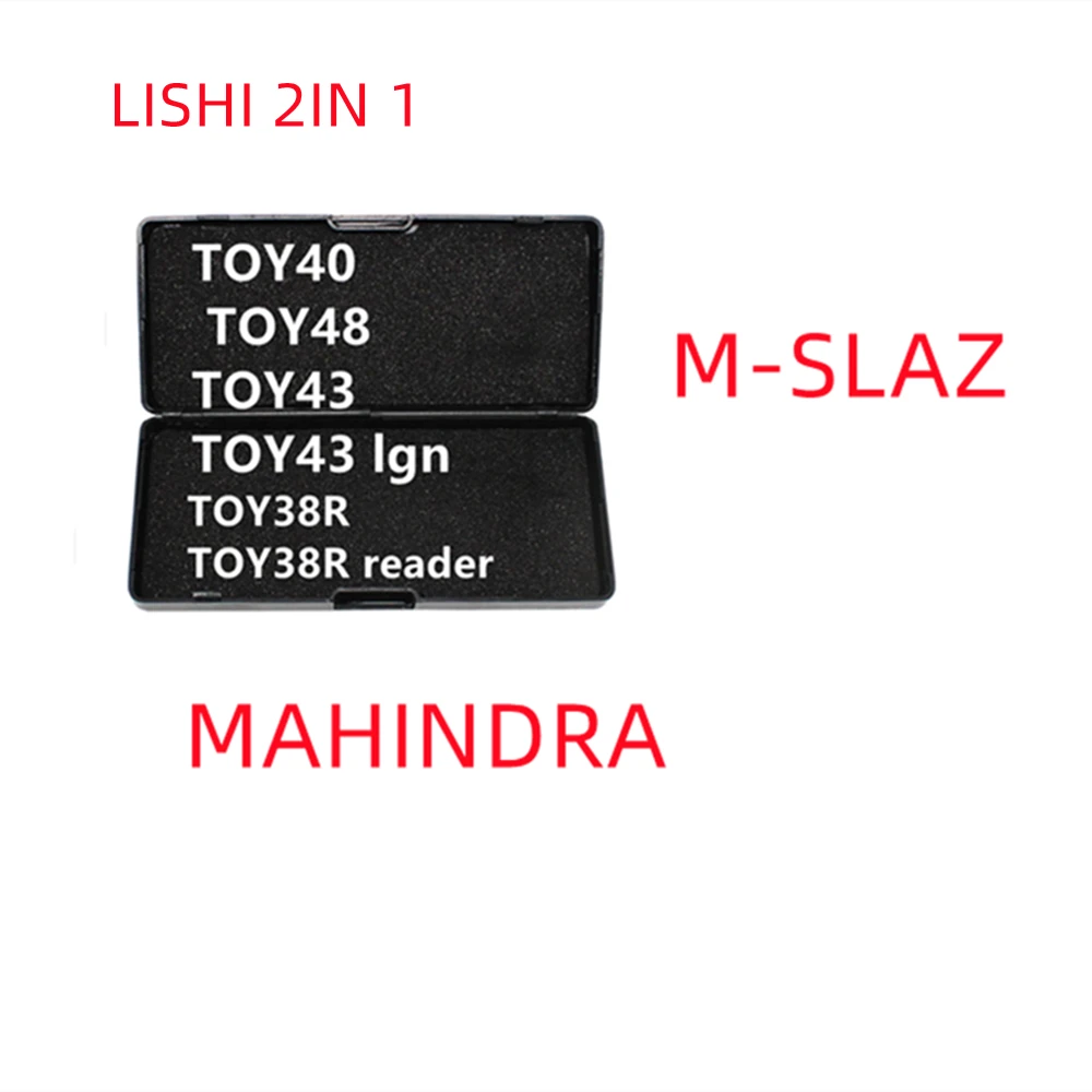 

Lishi 2 In 1 For MAHINDAYA M-SLAZ TOY40 TOY43 TOY38R TOY43IgnforHAVAL-2023 NE38 YM28 HU43 Lishi pick tool reader locksmiths Tool