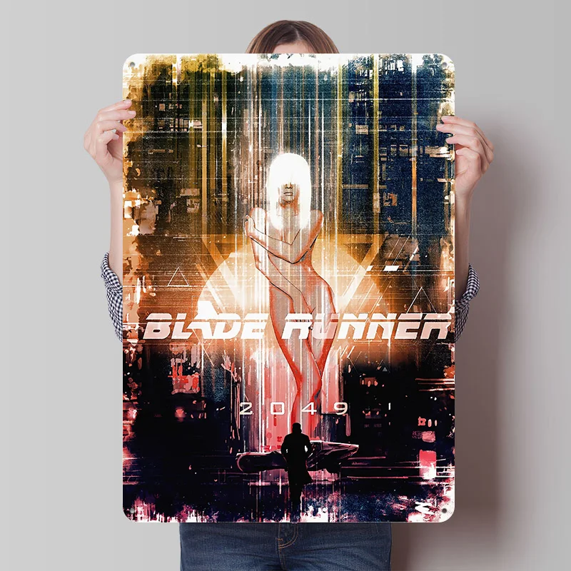 

Blade Runner 2049 Movie Art Metal Poster Custom Wall Art Retro Vintage Tinplate Signs for Man Cave Decoration Home Decor Items