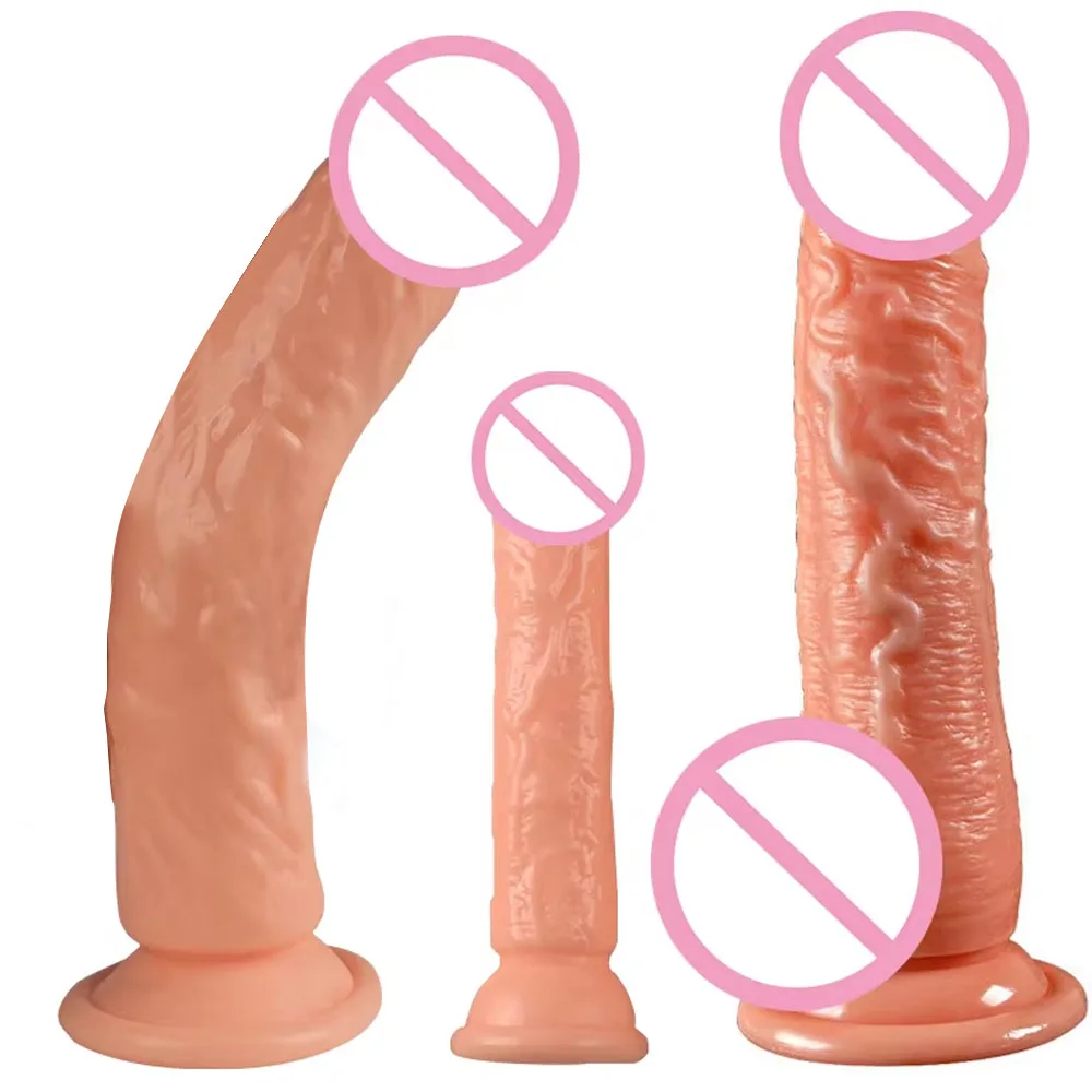 肌色ディルド複数のスタイル吸盤ディルドビッグディック女性オナホールクリトリス刺激レズビアン大人のおもちゃ女性のための