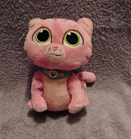 Disney Doc McStuffins Whispers the Cat Pink Plush Kitten Just Play Pet