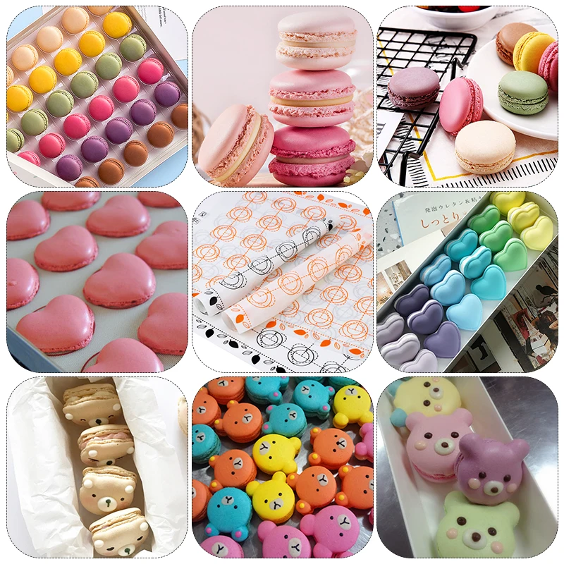 FAIS DU Silicone Baking Mat Non-Stick Macaron Fondant Bakeware Cookie Pad Oven Home for Cakes Pastry Tools Rolling Dough Mats