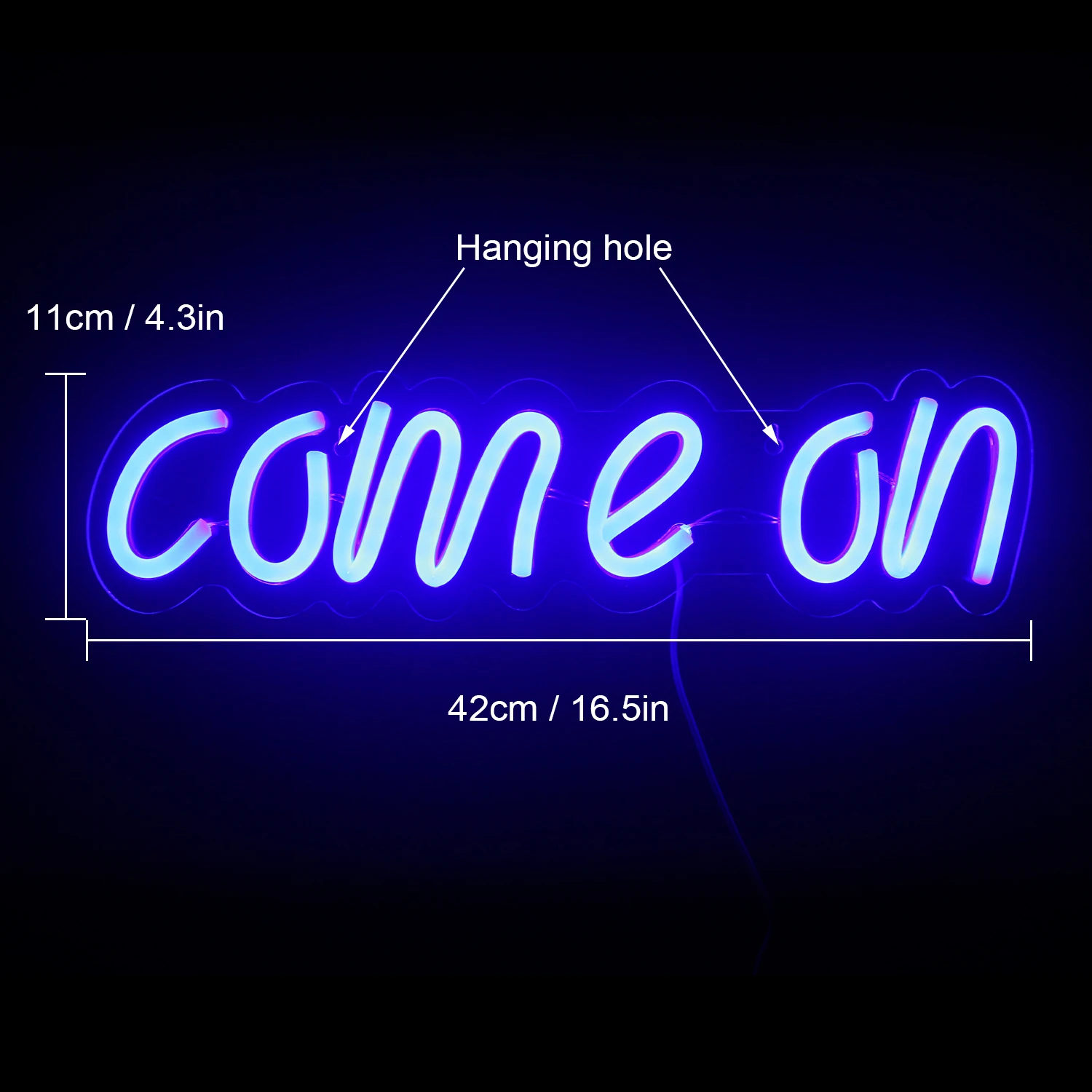 ineonlife Neon Sign Funny Text Street Wall Art LED USB  For Shop Party Club Bar Room Advertising Wedding Gift Decoration