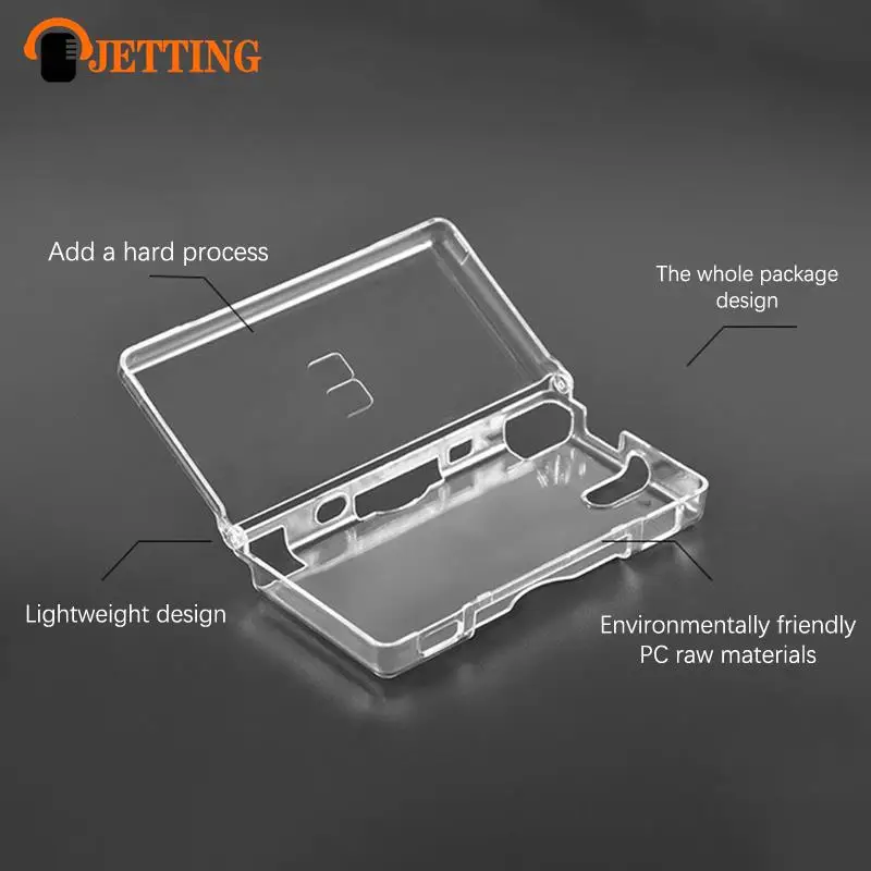 Transparent Game Case Cover NDSL Protective Case Replacement Case Screen Lens For Nintend DS Lite