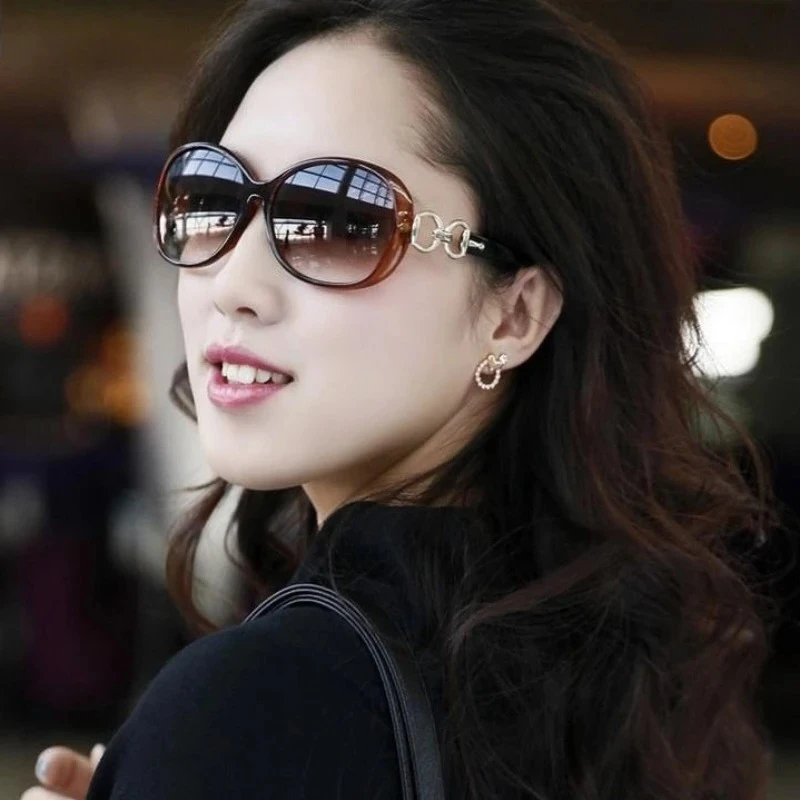 Luxury Designer Fashion Big Square Sunglasses for Woman Vintage Female Driving Shopping Camping Sun Glasses Ins UV400 Eyeglasses