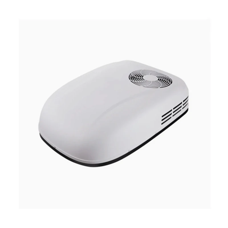 مكيف هواء شاحنة DC12V هادئ وحدة تيار متردد عالمية RV على السطح تبريد سريع لوقوف السيارات 1800-2100 وات سعة التبريد R134a