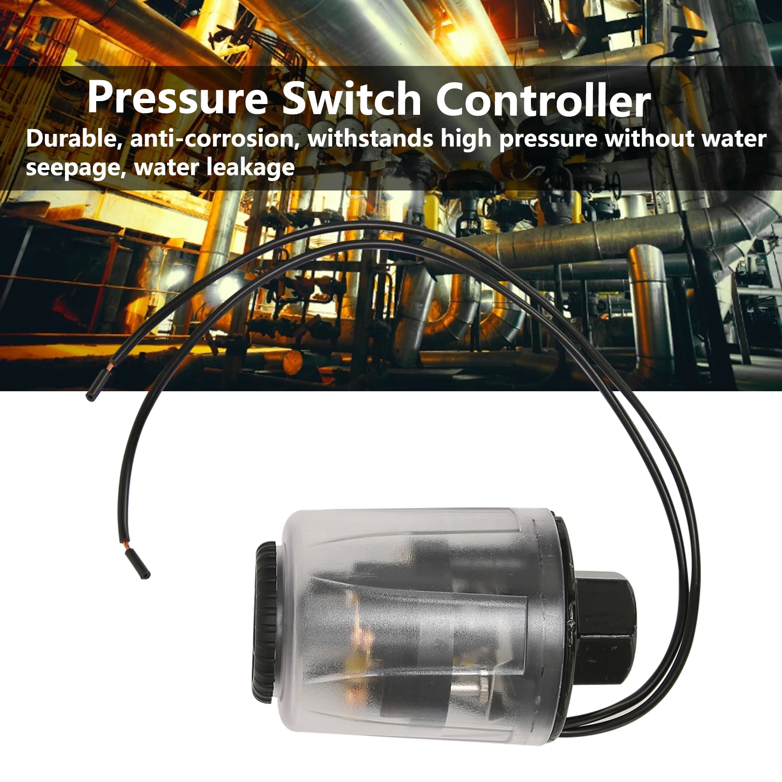 

1PC Water Pump Pressure Switch Adjustable Mechanical Water Pump Automatic Pressure Switch Controller