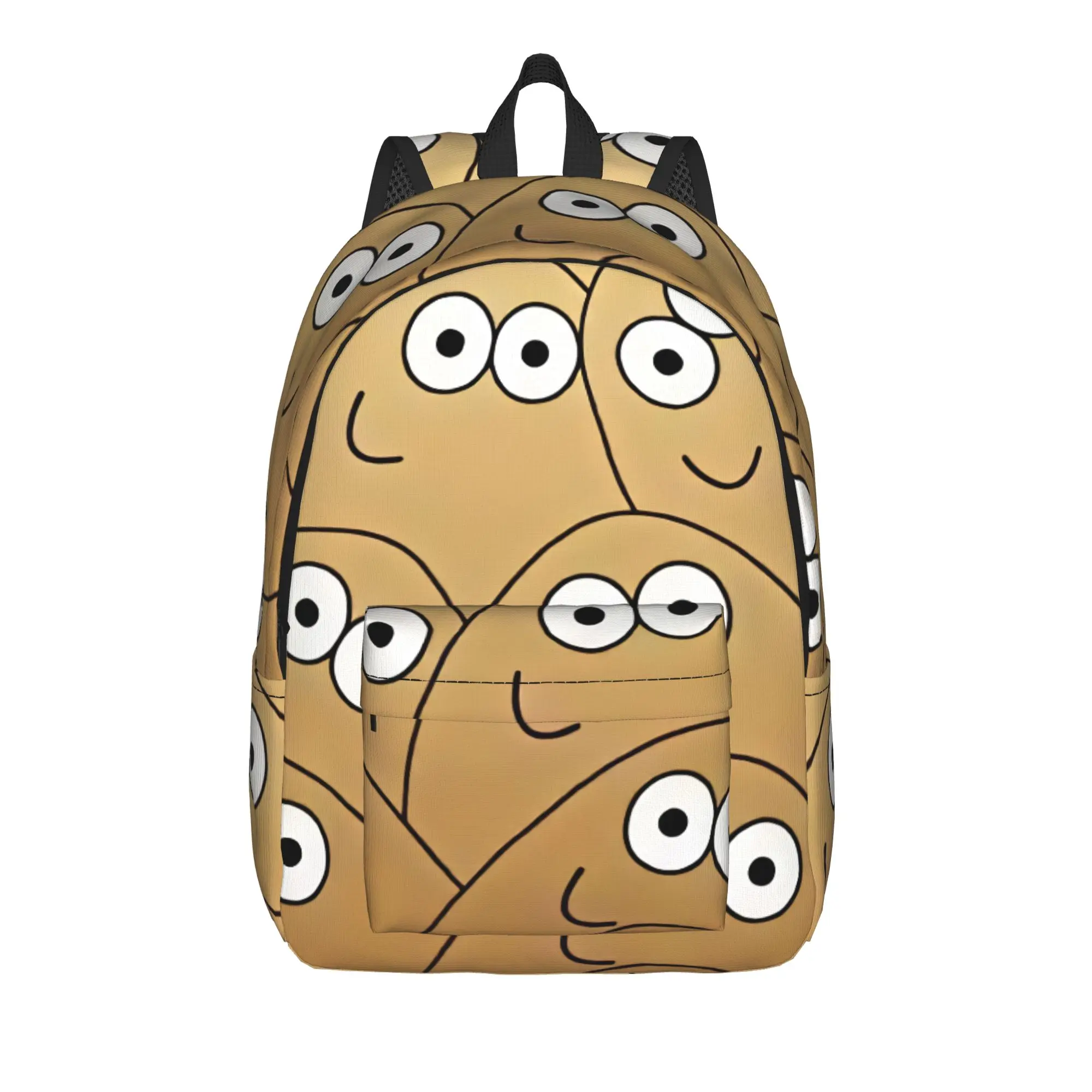 Pet Alien Pou Animated Television Backpack  Style Backpacks Women Hiking Durable School Bags Designer Rucksack