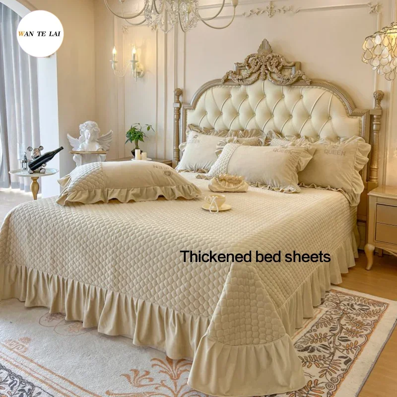 

Thick Solid Color Velvet Duvet Cover Winter Warmth Bedding Set Double Quilt Cover Twin Queen King Comforter Cover