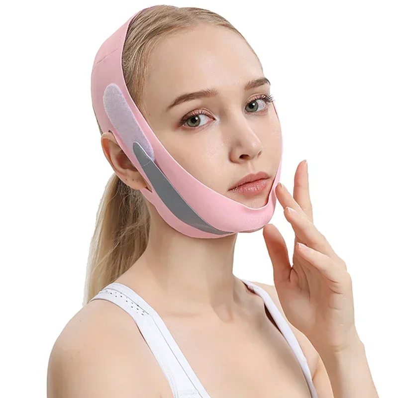 Pasek do liftingu twarzy dla kobiet V-Line Facial Lift Bandage Sculpt Bandage Double Chin Reducer Chin Up Slimming Strap Fixed Belt