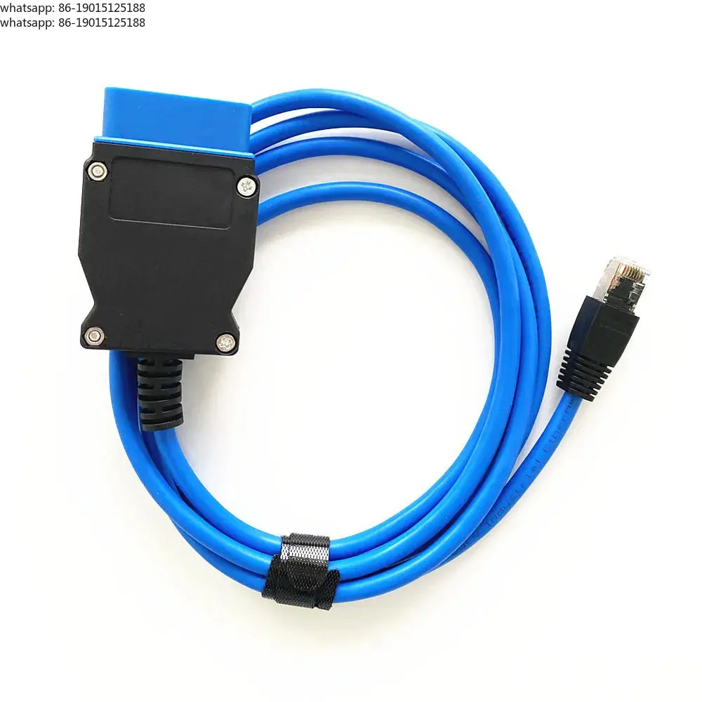 Applicable OBD Vehicle Diagnostic Connector Network Extension Cable ENET Crystal Head Interface Hidden Blue