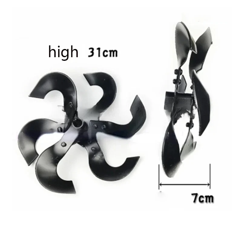 Lawn Mower Weeding Wheel and Deep Plowing Wheel Accessories Set